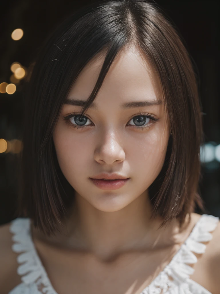 (masterpiece, UHD, 8k, best quality:1.2), solo, 1girl, (photorealistic:1.2), (RAW photo), (ultimate-realistic, ultimate-realistic details, ultimate-realistic texture, ultimate-intricate details, ultimate-realistic lighting, ultimate-realistic shadow, japanese girl, age 24 years old, ultimate-cute face, ultimate-RAW skin, ultimate-eyes, (((full body))), in a white dress next to a night of chaophraya riverside, dewy face, sunrays shine upon it, crisp detailing, no haze, modern dress, tropical, contax tix, cabincore, 8K, intricate, blue eyes ,silhouette, light shadow, film grain, Hasselblad X2D 100C + XCD 2,5/25V, F/1.8, (cinematic still:1.2), 35mm photograph, film, bokeh, professional, 4k, highly detailed, perfect fingers ,Extremely Realistic,