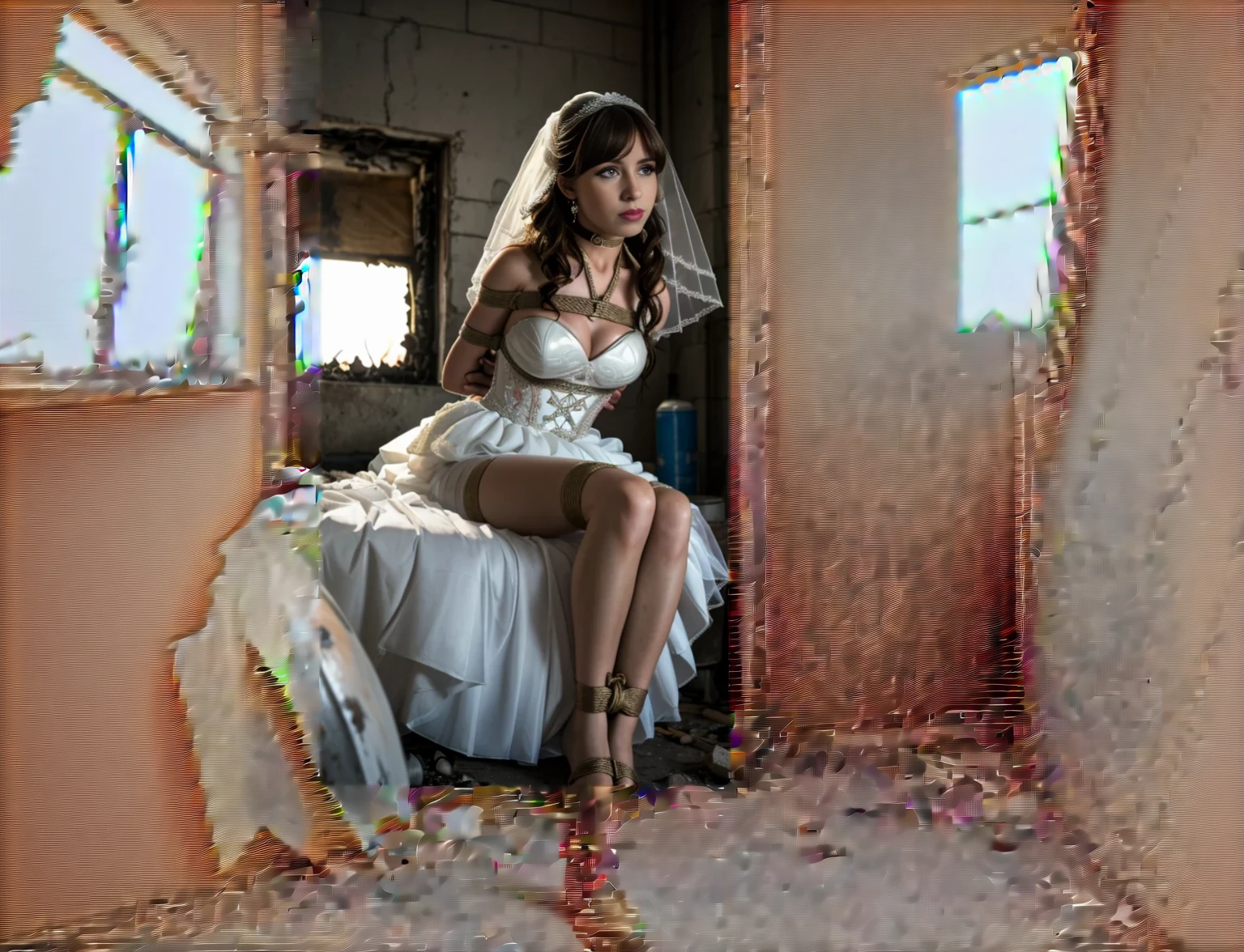 in old disused building