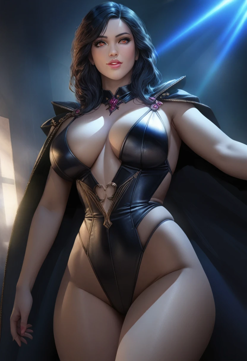 A woman with a seductive gaze, eyes sparkling with mischief, skin glistening with oil, wearing a revealing outfit, body perfectly sculpted, dynamic, dramatic lighting, beautiful detailed eyes, beautiful detailed lips, extremely detailed eyes and face, long eyelashes, (best quality, 4k, 8k, highres, masterpiece:1.2), ultra-detailed, (realistic, photorealistic, photo-realistic:1.37), dramatic lighting, professional, vivid colors, sharp focus