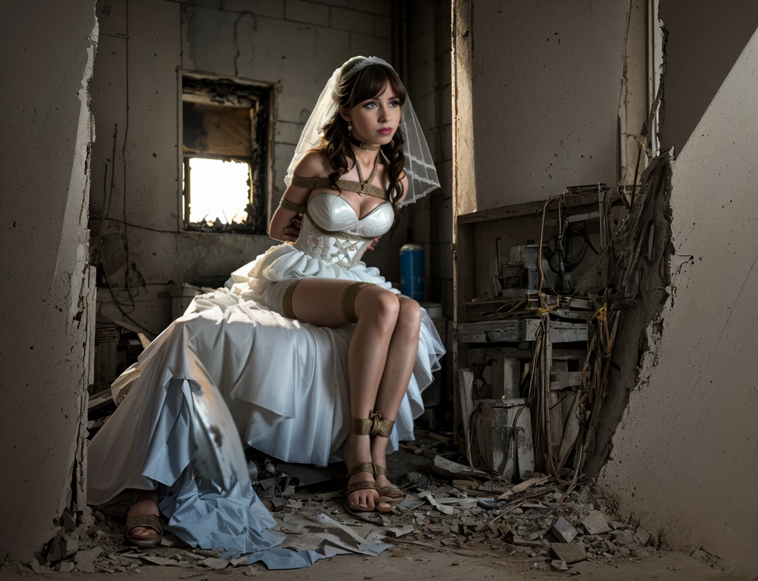 in old disused building