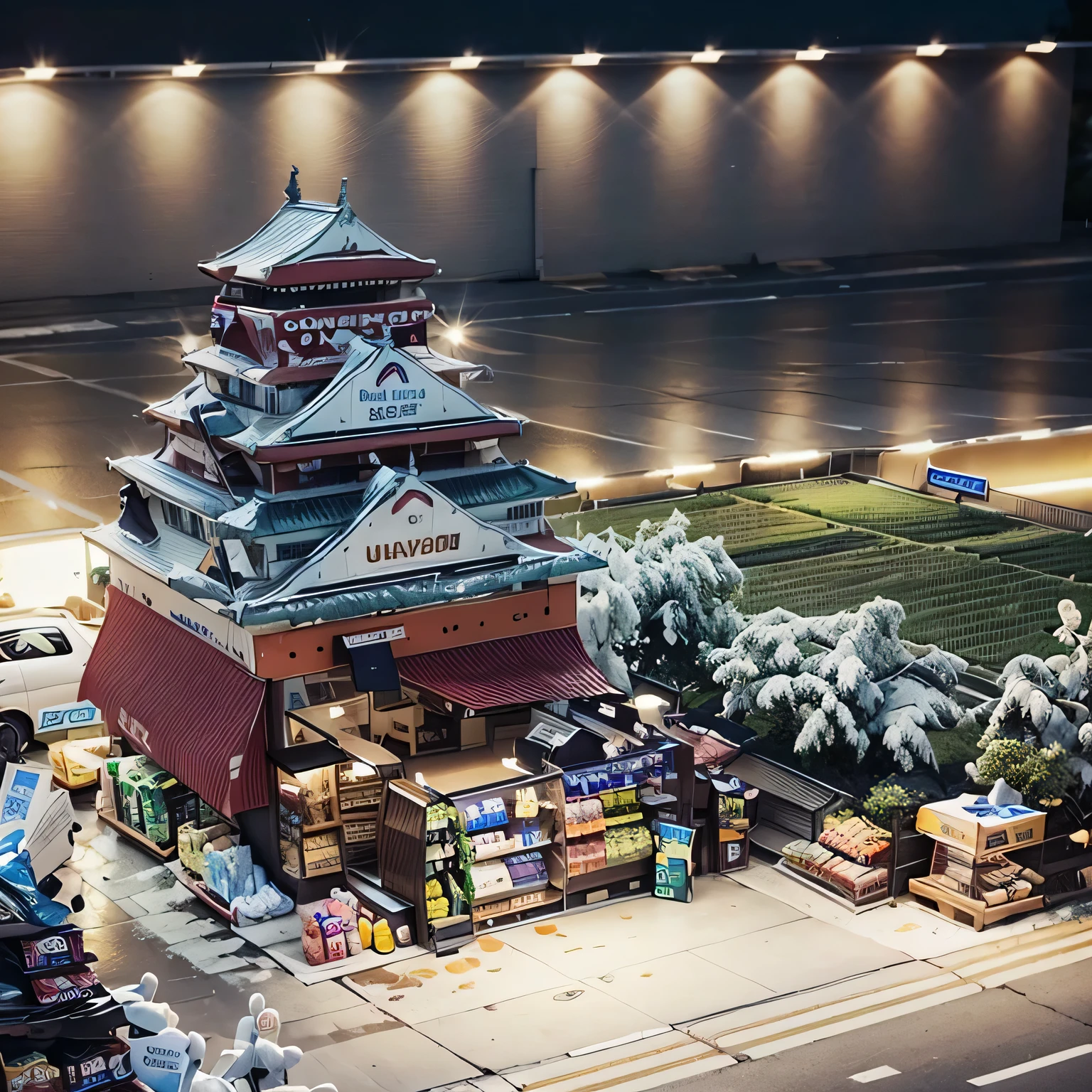 best quality, ultra-detailed, (convenience store:1.4)