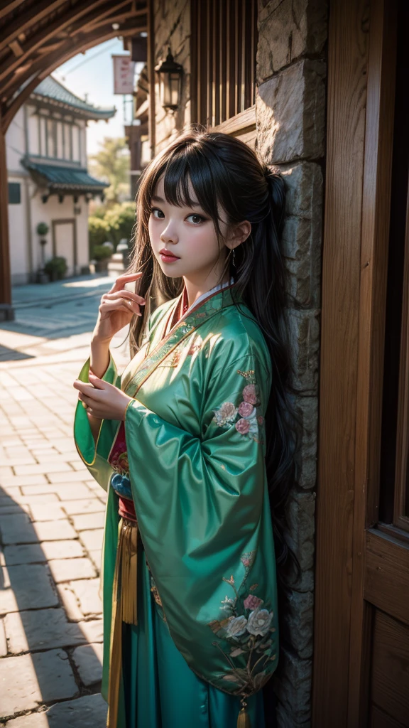 /Imagination Tips: https://image5.cdn.seaart.ai/static/upload/20230609/8209bbe6-5d3d-417a-ba6d-8cbde95790a7.png Aesthetic, A Bishōjo illustration, wearing light green hanfu:::2, diagonal composition, Up View: :0.5, Unreal Engine: :0.5, Soft Light::0.5, Green: :2, High Resolution: :0.5, Fairy Castle, Realistic::2, Chinese Costume: :2, Embroidery::1, Portrait Photography::2 --No Lantern Brick Red --ar 16:9 --S 70 --Q 0.5 --IW 1.25 --V 5.1