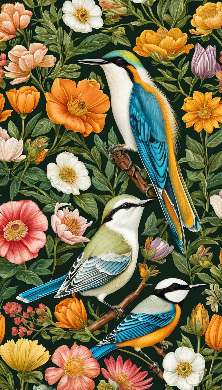 Overhead shot,Bird's eye view,Pink Zinnia Meadow
