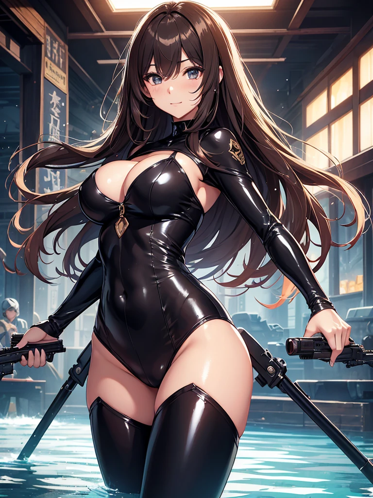 Beautiful Woman Height 170cm、Beautiful hair flutters in the wind、So that your hair will flow beautifully and strongly、strong、、Bust 120cm、Big Breasts、
Beautiful bodystocking underwear,(( sexy body suit latex)) strong wind、prison、night、、body stocking,swim wear, Beautiful thighs、Beautiful Skin、detailed groin、Huge beam rifle、intense、I was captured by the enemy and had my hands and feet tied.、Female soldier、machine-gun、Holding a firearm、Armament、Soldier、laser weapon、future world、Science fiction movies、Fight、intense、action、My hair flutters in the wind、My hair spreads in the wind、beautifully!Hall々and!Anger、
Light 黒Brown Hair A friendly smile 、magic Masterpiece Night Magic sexy, extremely beautiful 22歳 Big Breasts Beautiful Eyeagical gentle lighting cowboy shot ,Beautiful decoration、Imprisoned、Detained、Science fiction movies、hard boiled