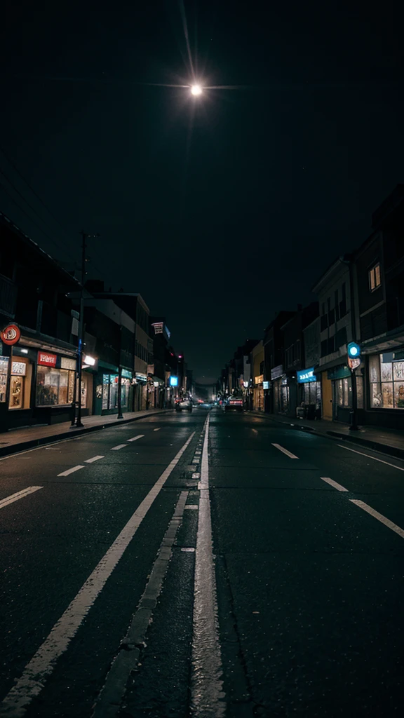 night photo without people
