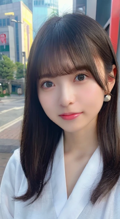 Mix 4, (8K, Raw photo, Best image quality, masterpiece: 1.45), (Realistic, Photorealistic: 1.37), One Girl, cute, Cityscape, night, rain, Wetty, Professional Lighting, Photon Mapping, Radio City, Physically Based Rendering, Gradient black hair, Gray Hair, Short Curly Hair, Handsome, With a girl, (((Randomly generated plain clothes))), Highest quality photos, High resolution, 1080P, (Clear Face), (Detailed face description), (Detailed hand description), (masterpiece), (Exquisite CGI)、Extreme light and shadow、Disheveled Hair、masterpiece、Rich details、(Beautiful Faces)、(Highest quality photos)、(Masseter muscle area)、(Detailed eyes)、Look in front of you、Thin clavicle、((Slim and large))、((Office Looksuit)))、((cute服))、((Shinjuku ward))、(Shot from random perspectives)、(((first round)))、Earrings、Big smile、Drawing the whole body from the knees、