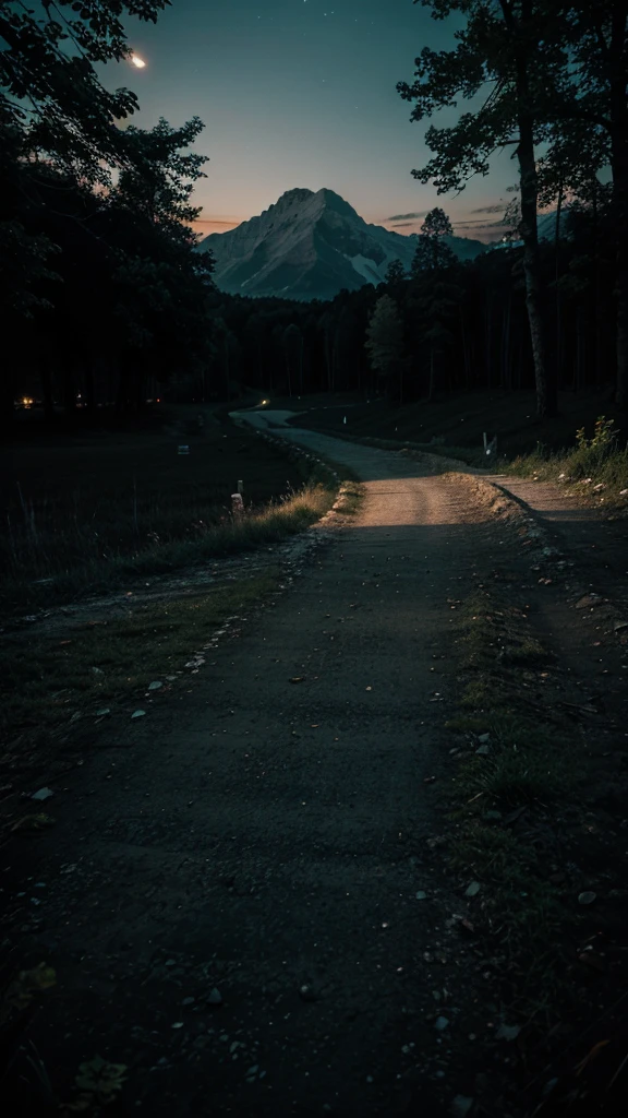 night photo without people, nature