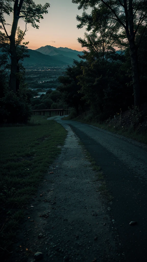 night photo without people, nature