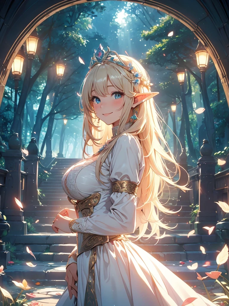 最high quality、1woman elf 、Beautiful foam、、CourtyardShining fairy wings、E.G: Worst quality ,Flower fractal art 、see-throughbodystocking,Beautiful side shot, radiance,High-definition depiction, Realistic, 8K, Unity, beautiful Shot, light smile, Beautifully and vividly drawn, , Beautiful, beautiful, clear skin、sexly,beautiful dress,Countless rays of light pouring down, Swirling Light, big background, Raise one arm above your head, Intense light is emitted from the magic circle in front of the girl. forest、Lots of leaves、Green leaves、flower、Particles of light、Bedroom at night、Magic Palace、Fairy tale、
Romanticism,Cowboy Shot: The most beautiful form of chaos, Mr..々Farbe, Intertwined flowers, Particle,magical gentle light,smile,sexly,image quality、masterpiece、Beautiful Face、Super beautiful elf woman((Big breasted 22 year old office lady、Bust 100,Beautiful long ironed hair 、bionde hair,height: 165cm。、sexly、Esbian、、high quality、、Visual art、Written boundary depth、、Elf Ears、、universe、Happy smile、Gentle light、Elf forest、elegant、ticker beautiful decorative、、magic、forest、beautiful tiara、Beautiful bed、Beautiful Landscape、A kind smile、wonderful、Fluttering petals、Dance happily、、Cultivate fantasy、、Mystery light Lots of flowers、、art、forest, palace, art,mystery,Ultra-high resolution,atmosphere