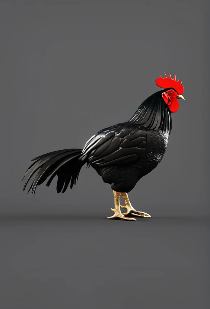 MAKE A COCK USING REALISTIC SUIT BLACK BACKGROUND 4K