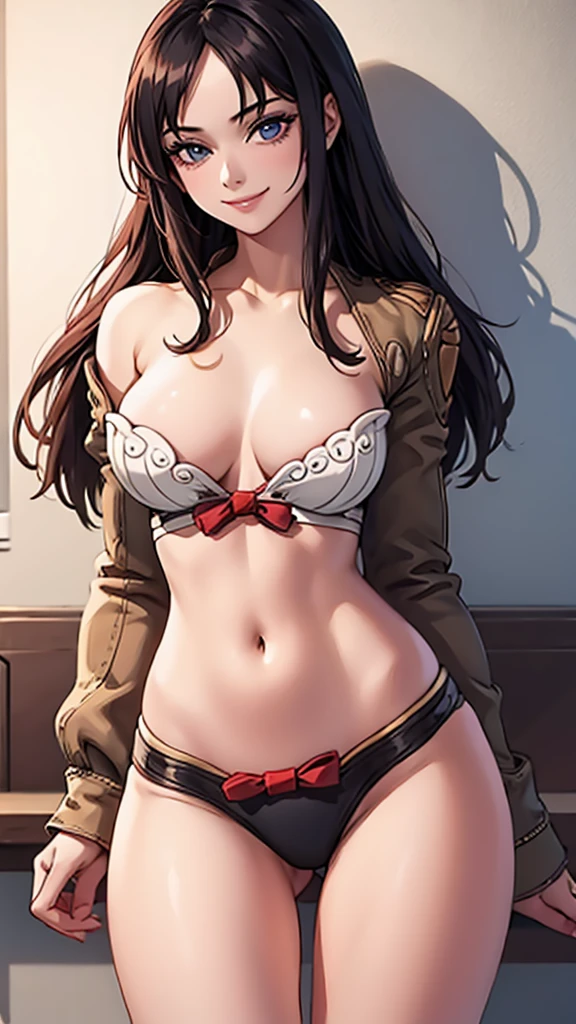 girl, sexy, smiling, spectacular body, wide