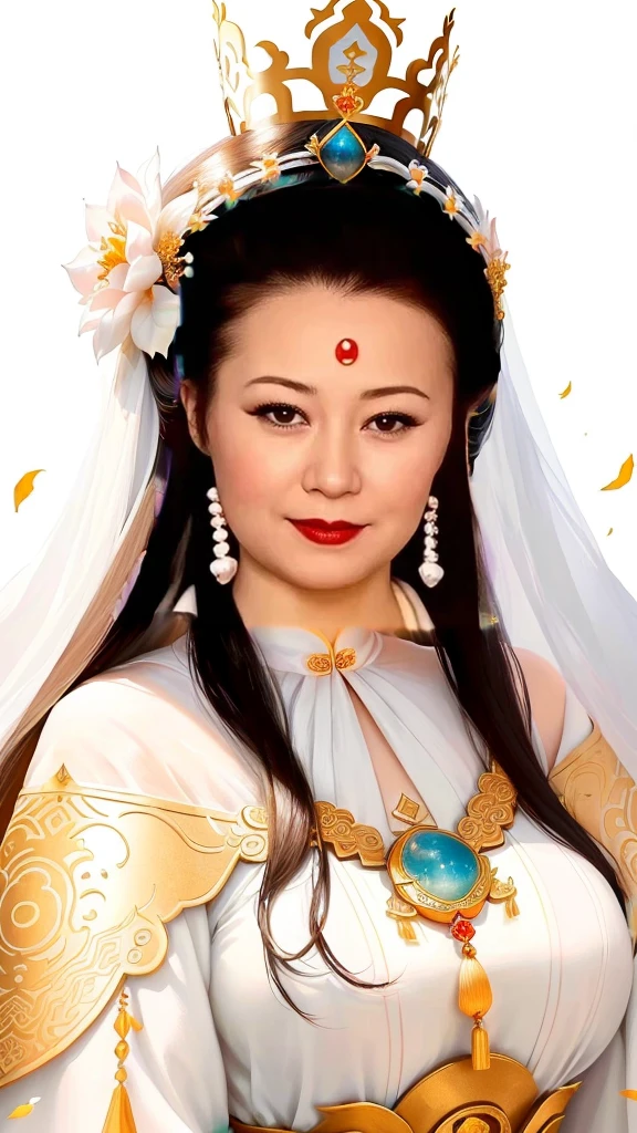 An Arad woman wearing a crown and white sand, Chinese Princess, Chinese Queen, heise-lian yan fang, Inspired by Roma, Inspired by Li Tang, Inspired by Lan Ying, ancient Chinese Princess, Inspired by Gong Xian, Queen of the Sea Mu Yanling, yun ling, Inspired by trees, Inspired by Wu Li