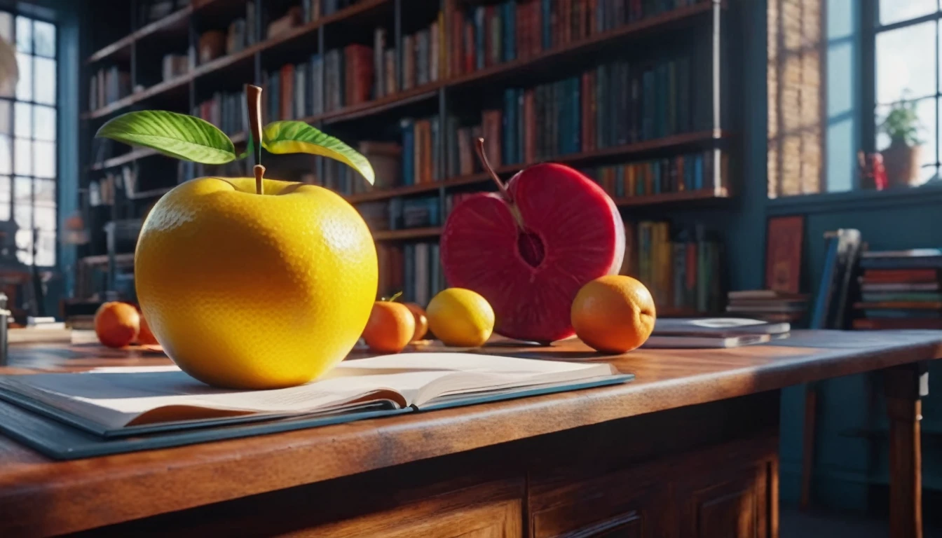 create an image demonstrating the style of ((The brightest academia)) style, Hyperrealism, 8K high resolution, Vibrant colors, Sharp focus, Very detailed