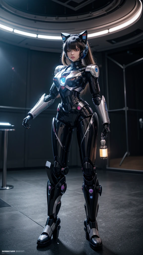 Robot cat, automail, beautyfull cat, mecanic cat, future,