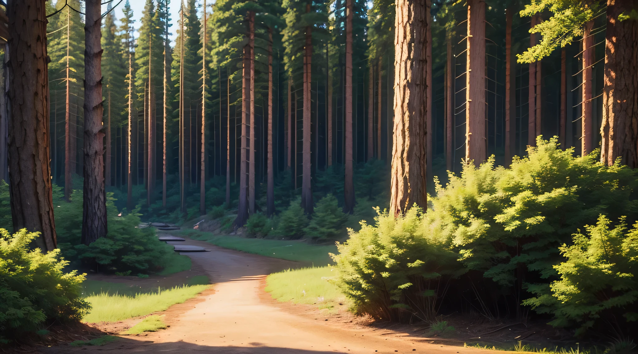 lumberjack background, forest background, anime style, ultra detailed, focus on the rustic cabin, focus on the environment