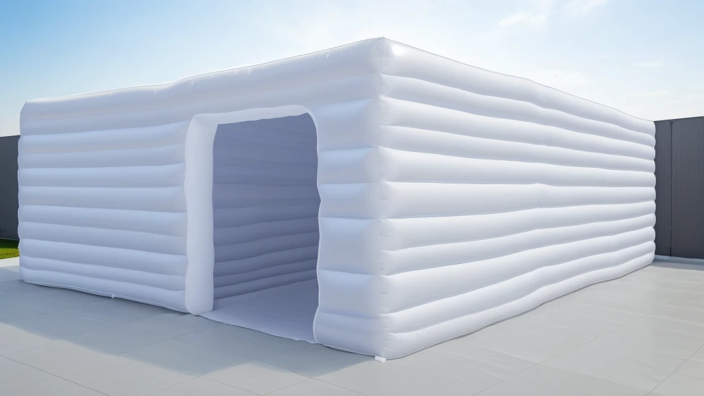 A wall composed of inflatable blocks,Front view,Realistic of a inflatable installation in the shape, white inflatable plastic film material, wrapped in a white polyester sheet. close-up,,minimalist, most best quality,32K Ultra HD, super detail, best quality, highres, high details,Top view