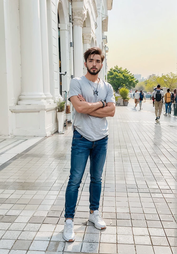 (1boy:1.3), solo,__body-parts__, official art, unity 8k wallpaper, ultra detailed, beautiful and aesthetic, beautiful, masterpiece, best quality, RAW, masterpiece, super fine photo,, best quality, super high Resolution, photorealistic, sunlight, full body portrait, stunningly beautiful,, dynamic pose, delicate face, vibrant eyes, (side view), she is wearing a futuristic Iron Man mech, red and gold, Highly detailed abandoned warehouse background, detailed face, detailed complex busy background, messy, gorgeous, , high detailed skin, realistic skin details, visible pores, sharp focus, volumetric fog, 8k uhd, dslr camera, High quality, film grain, fair skin, photorealism, lomography, sprawling metropolis in a futuristic dystopia, view from below, translucent