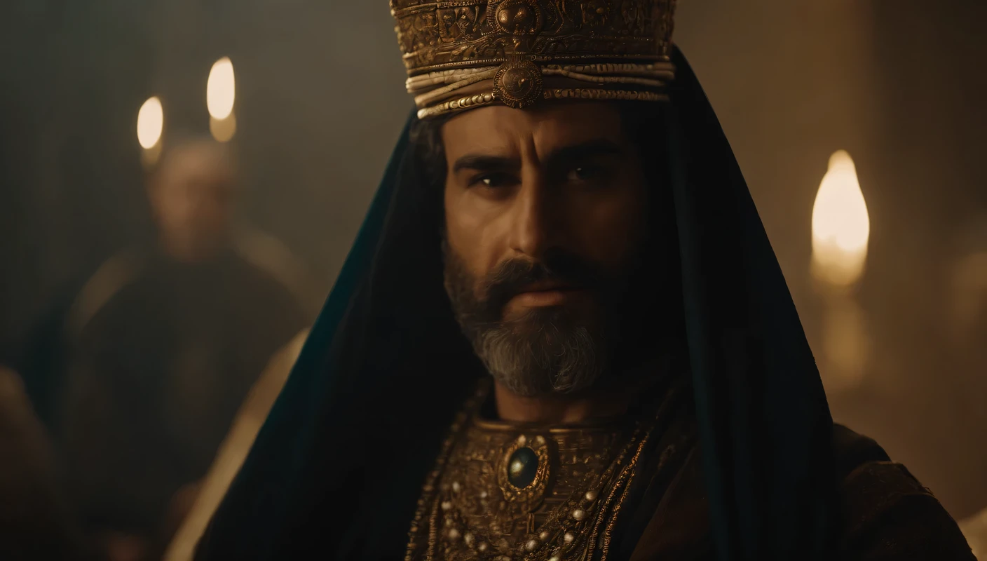 portrait of Cyrus, the king of Persia in ancient times