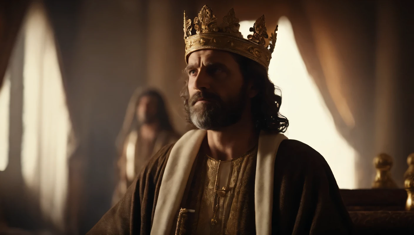 the VERY NERVOUS KING of the Old Testament of the Bible