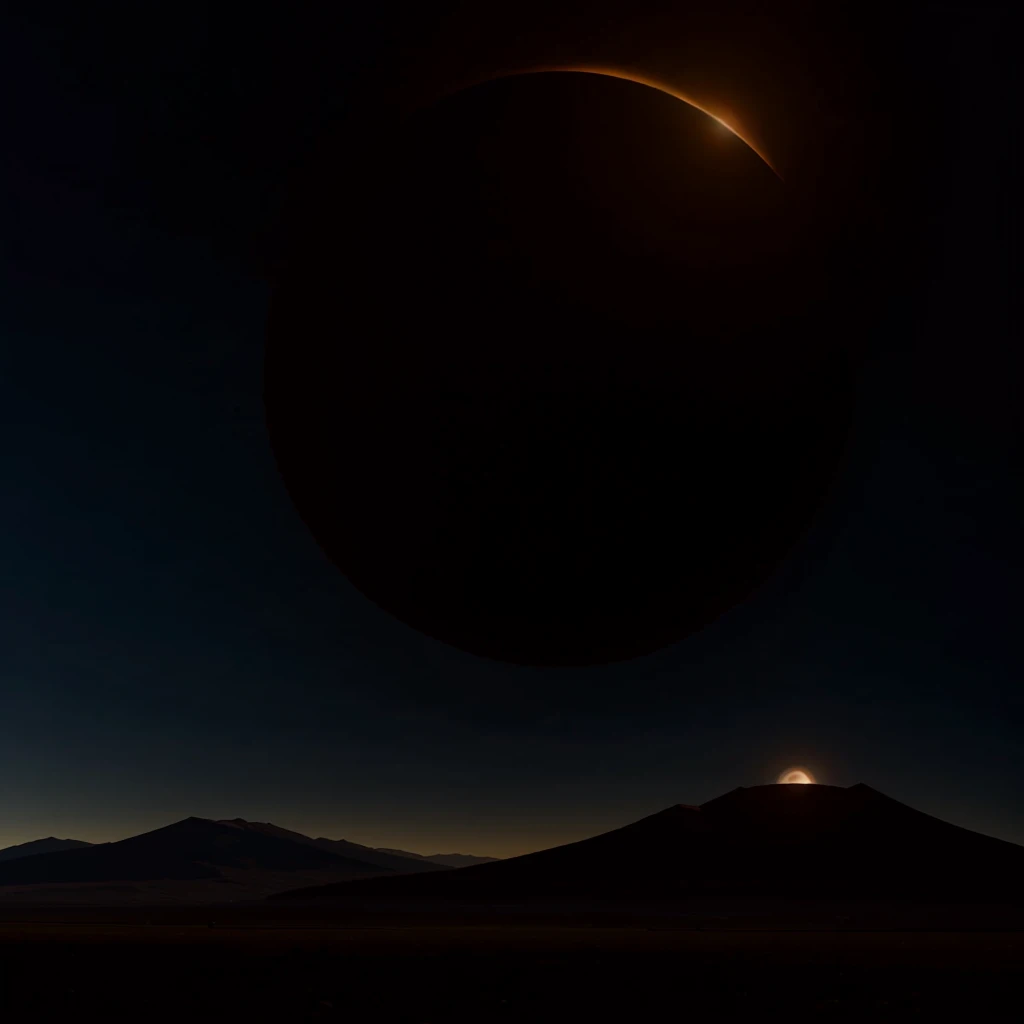 Eclipse landscape