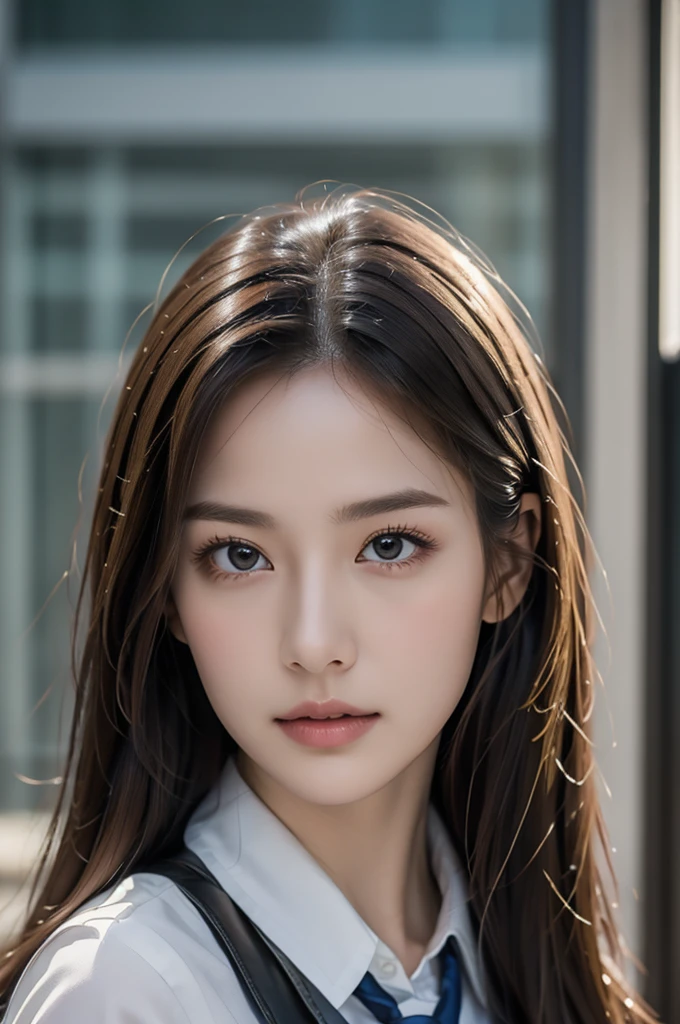 (whole body:1.3), (Ultimately realistic 1/2 Cup Bra:1.2), ((Highest quality, 8K, masterpiece: 1.3)), whole body, Outstanding beauty: 1.4, Slim Abs: ((masterpiece)), Highest quality, Highly detailed face, Ultra-high resolution, (photoRealistic:1.4), wonderful, In detail, Large file size, Correct Exposure, 1 Girl, An athletic body, Height: 172cm, (Intricate details), alone, Looking at the audience, Perfect lighting, Realistic, lips, blush, Shiny skin, Fair skin, Highly detailed face, Beautiful attention to detail, (Detail Skin:1.2),  Depth of field, ,((school uniform, Overcoat,Leather shoes,)), whole bodyショット, Are standing,