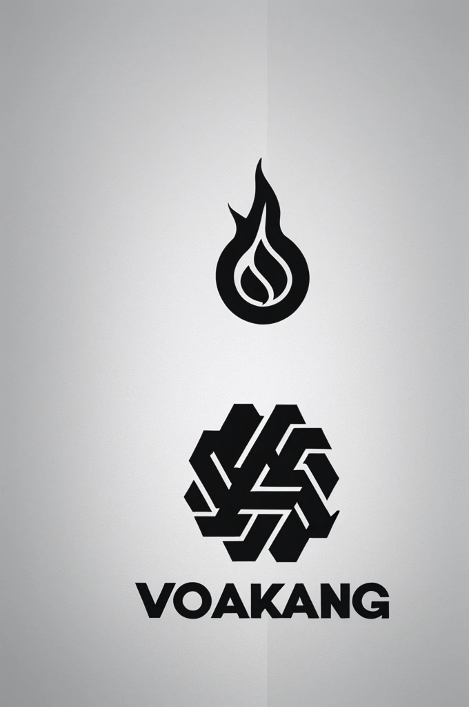 a minimalist logo with the letters “BacKing Vapes” and smoke in the background