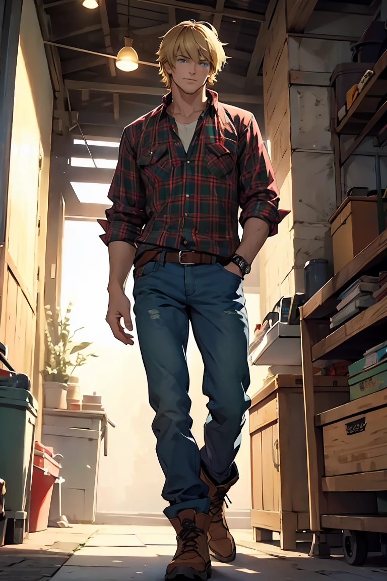 Yeah, that'd be nice. Thank you.
Well, my main (and probably only) OC is probably Edward.
He's a caucasian male that stands at 6'1"ft, 180lbs.
Has a medium build with a bit of muscle, shaggy blonde hair, emerald blue green eyes, a bit of stubble.
And mostly dresses up in casual attire, red or blue plaid shirt, baggy jeans, old work boots.