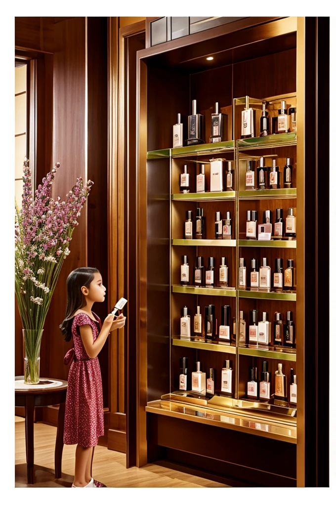 A catalog selling a perfume