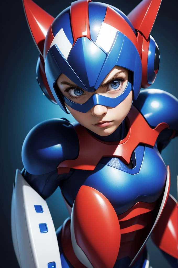 Modify Megaman X's X buster into something more futuristic