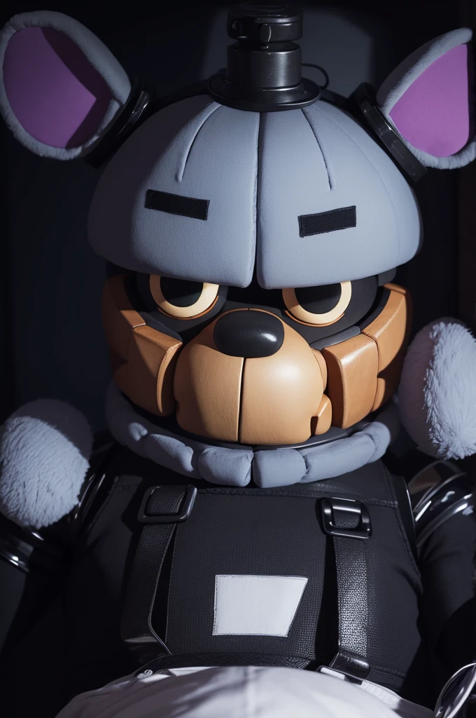 five nights at freddy's female character and a chicken called chica yellow skin she has an orange beak she has three strands of yellow hair she has pink panties she has a pink dot on her cheek she is a robot she has a round head blue eyes and has pink panties around her waist she has a knife in her hand toy chica she has a thin belly she is stabbing a man to death toy chica