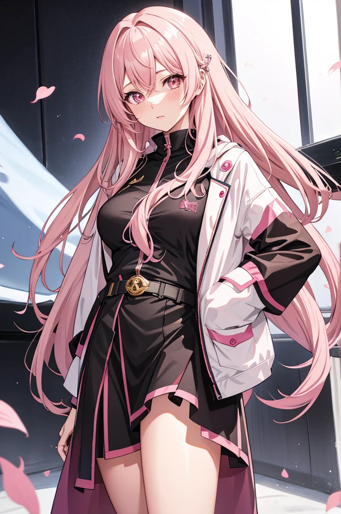 I want a female soldier with long pink hair, She holds a gun in her right hand.
Anime style. 4K, Cyberpunk style,beauty,(Pregnant,Huge breasts:1.8)