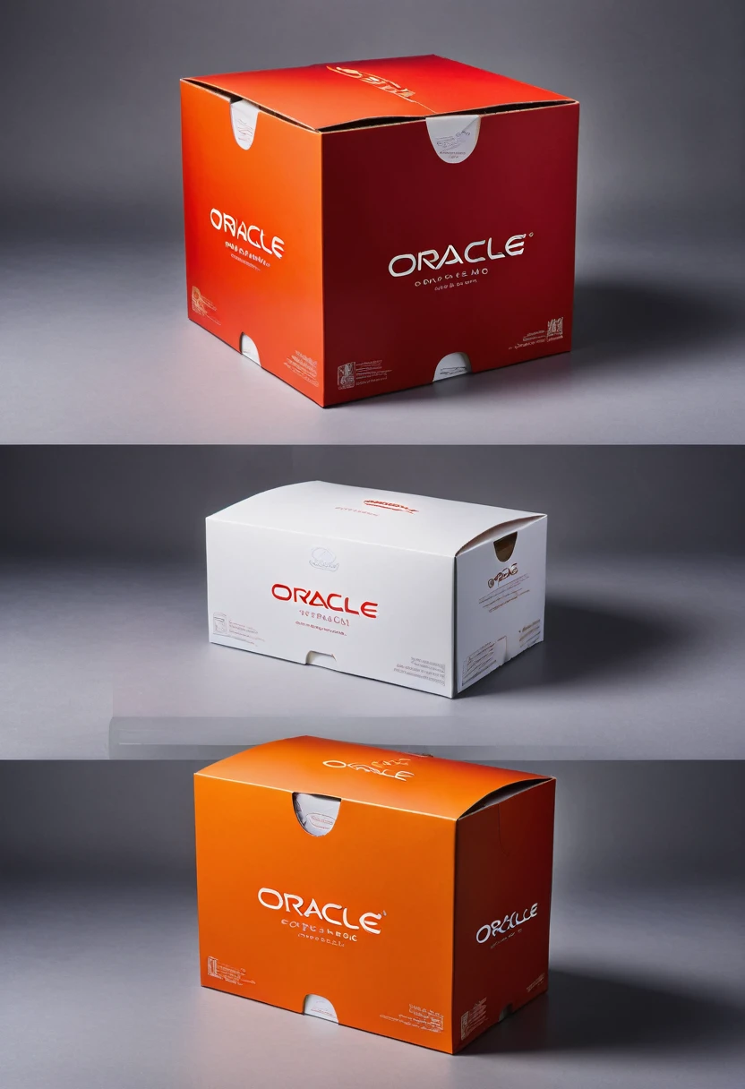 Picture of six sides of the packaging carton split and laid flat,Carton color,Flat,Printing logo and instructions,The logo name is oracle,Simple style,detail,high quality,fashionable，