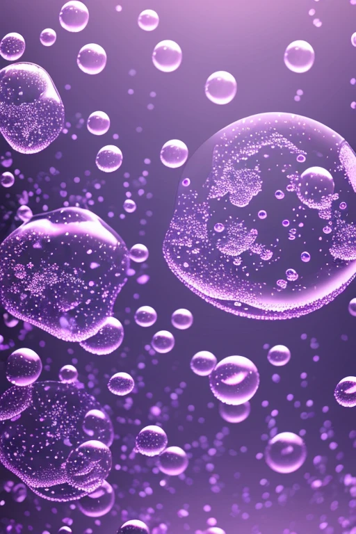 Violet bubbles