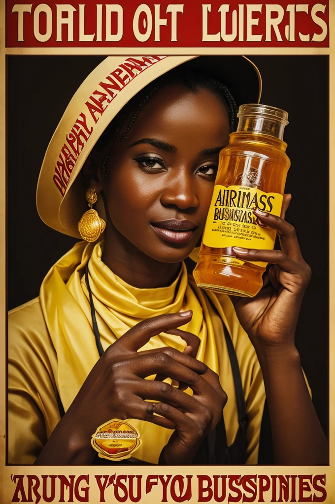 poster about a business called AIRAFMI HONEY DELIGHTS