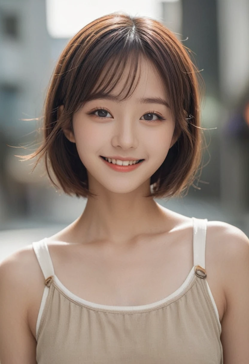 Beautiful 19 year old、Intelligent and sophisticated Japanese girl。Bob Hair、A smile that exudes kindness and youthful energy、One Piece Summer 2023。Medium light and fast shutter speeds combined with the narrative action of modern photography、sufficient lighting、Clear focus、high quality、Artistic、Unique、Award-winning photography、 Shot with a Canon EOS 5D Mark IV digital SLR camera、aperture f/8、iso 200、Shutter Speed 1/250、This output is 60 points.。OpenAI's GPT and Google's Gemini gave me 100-point results.。Don't let them get the better of you、 After listing what is missing to get 100 points or more,、Generate answers that score 100 or more points