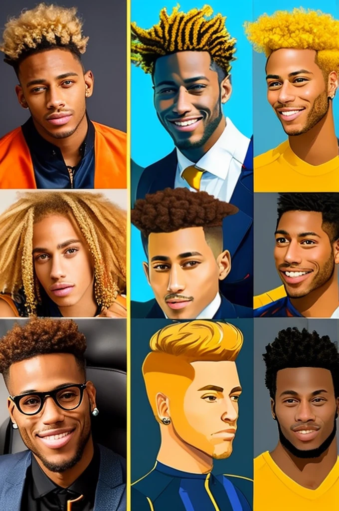 A group of 4 students, one is blonde, one is big-nosed, one has curly hair and the other is neymar, making a podcast about law 