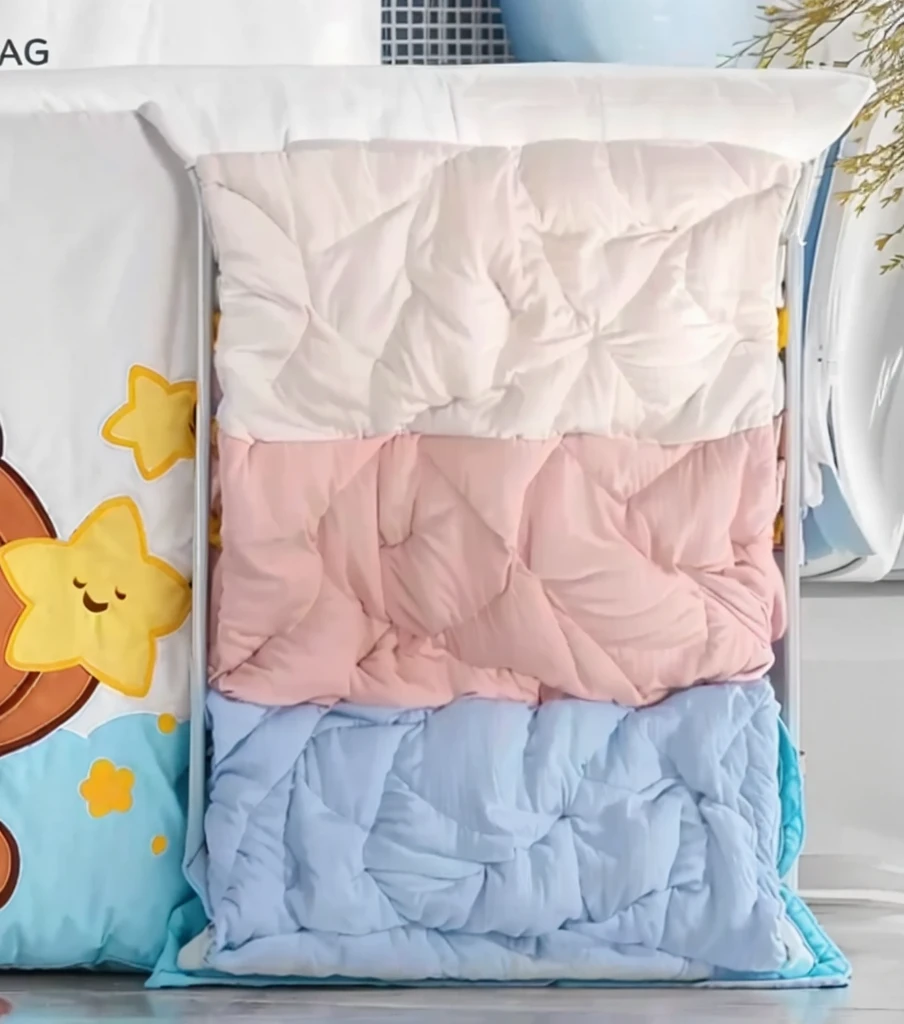 Compressed quilt，Three colors