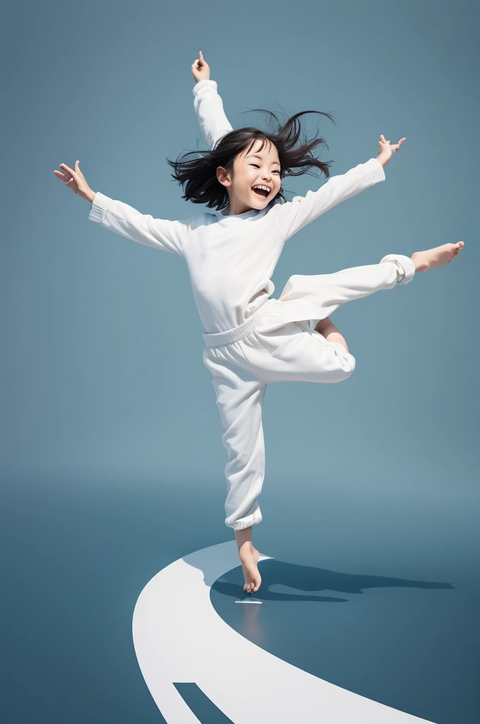 Minimalist image that demonstrates joy of achievement