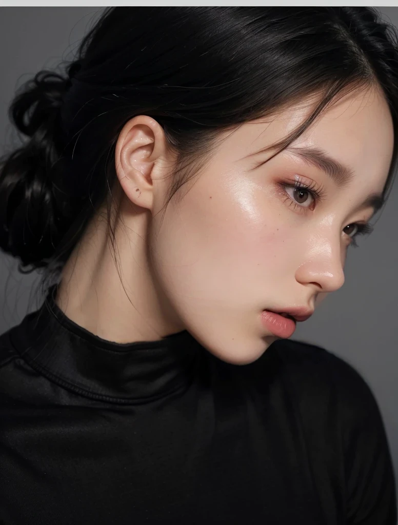 (In reality, high resolution:1.3, masterpiece, 8K, best quality, ultra detailed, studio shoot, photo realistic:1.4, photography ),(realistic skin:1.1),
bare face, korean girl, oily face, reflective skin, glossy skin, pale face, white face, milky skin, specific eyelashes, specific lips