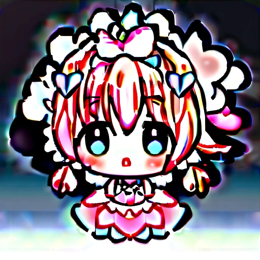 Hugtan is a  with short pinkish-blonde hair tied in two small twin-tails held by fluffy white bands. Her eyes are red and her eyelashes are dark yellow. She wears a light pink scalloped top with a white bib held by pink bows on each shoulder, decorated with a dark pink heart on the lower corner. Along with sky blue bloomers and pale cream booties with a small pink bow on each. On her head is a white pearl headpiece with a light blue heart gem at the center, a leftover from her previous form as Cure Tomorrow. As Hagumi, she looks the same but with less hair.