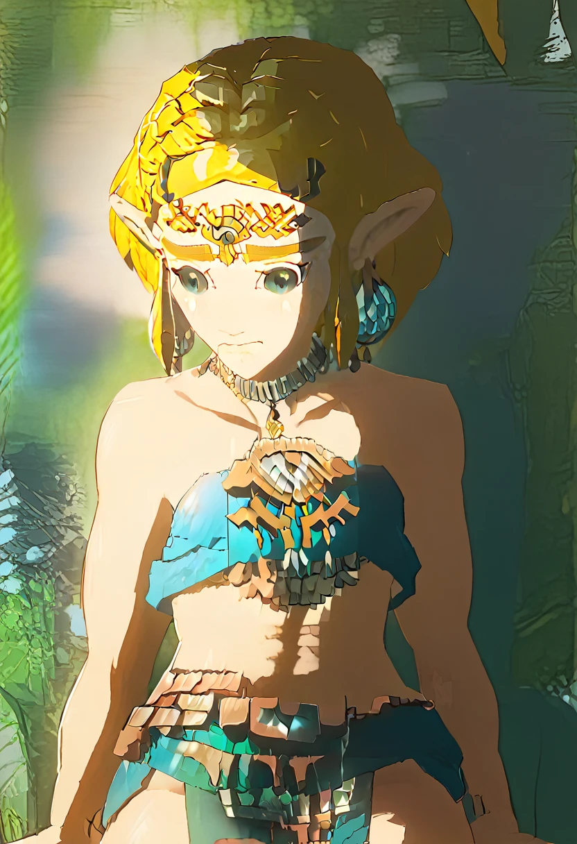 princesa zelda breath of the wild, no sexy naked clothes