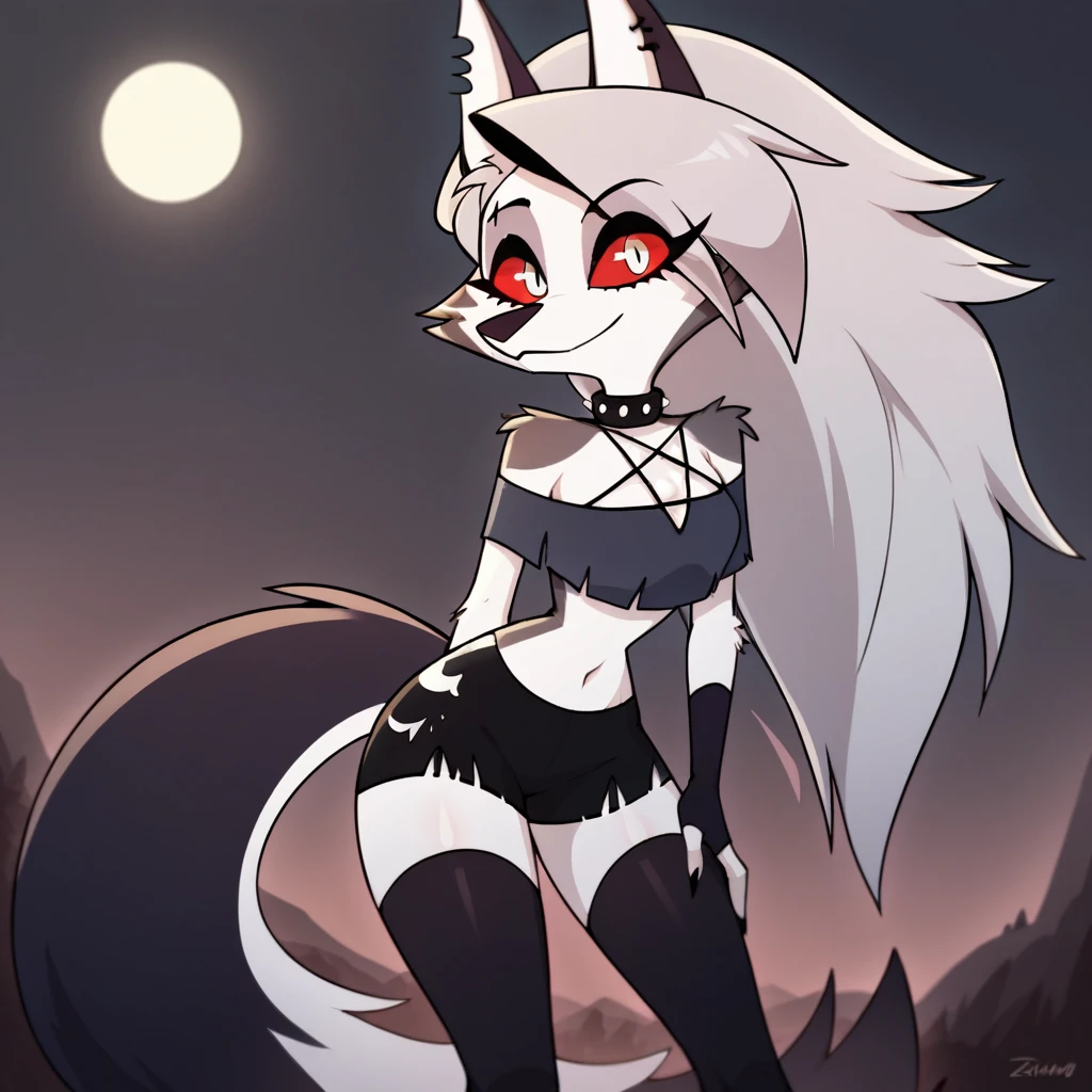 score_9, score_8_up, BREAK, source_anime, (1girl, solo), uncensored, perfect body, slim, thigh highs, fingerless gloves,
anthro, furry, pose, sexy,
Loona \(Helluva Boss\),