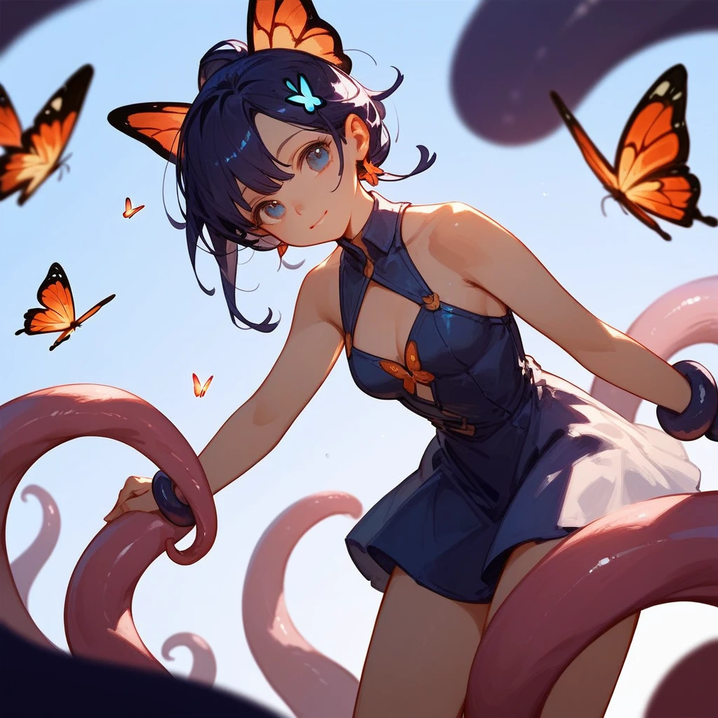 Clarke, Knowledge Seeker in tentacle butterfly art style (score_9,score_8_up,score_7_up,score_6_up,score_5_up,score_4_up)