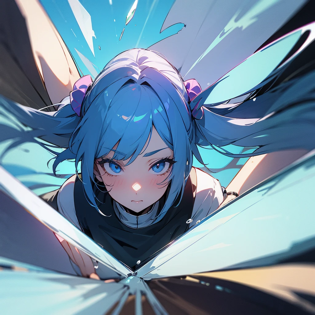 Bigger  girl loves people and are invisible with glass and with shame of the dark(best quality) (cool draw)