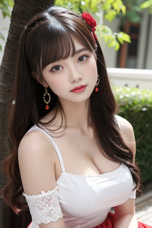 Red Chinese Dress、whole body、Panty shot、whole body、Knee、Big Ass、Red Chinese Dresini skirt、