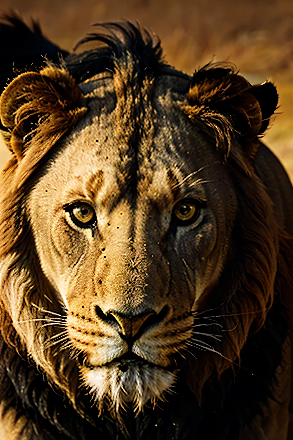 red and yellow gradient logo of lion