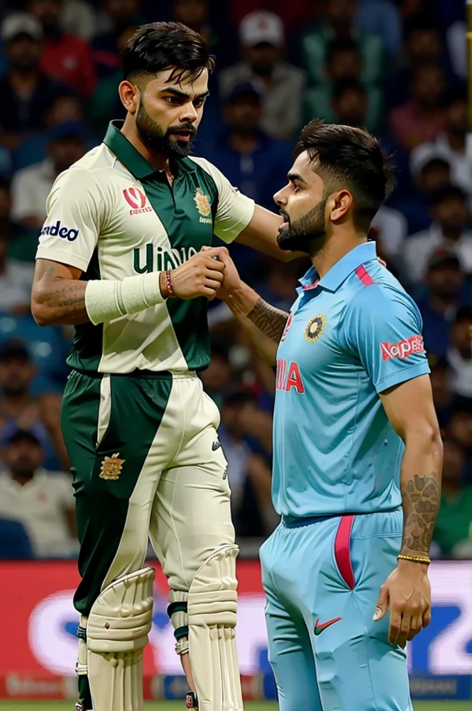 Virat kohli beating Babar Azam