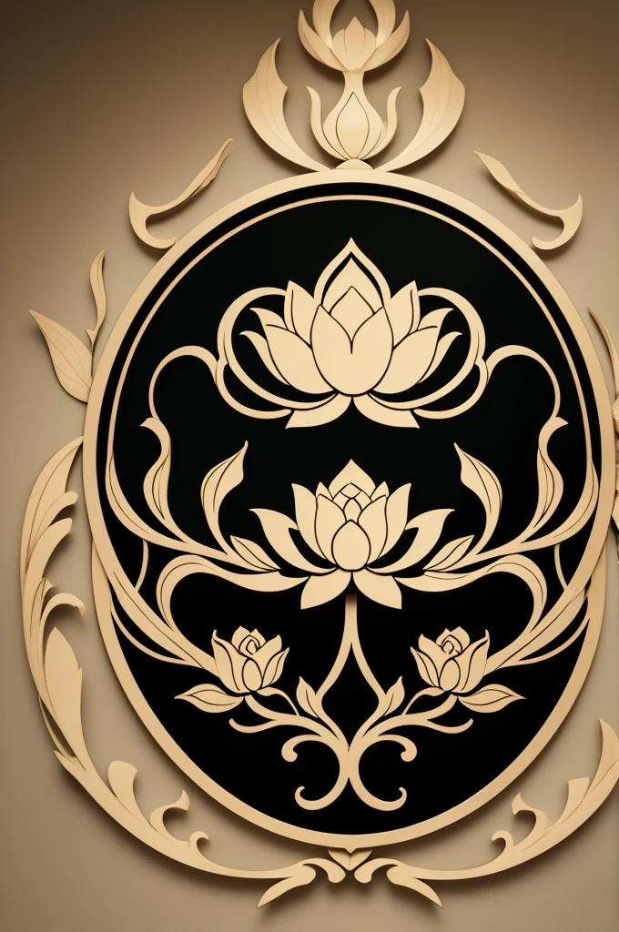 Lotus flower coat of arms Lotus Flower Clan 