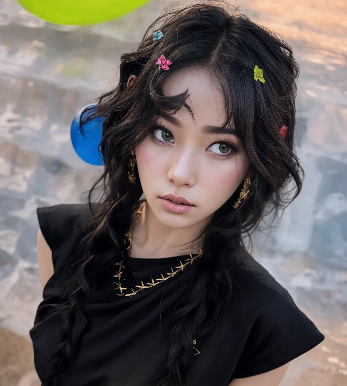 Masterpiece, beautiful kpop girl, brunette, uptown, very detailed, dramatic lighting, digital art trends on Artstation 8k HD detailed realistic, detailed, skin texture, super detailed, realistic skin texture, armature, best quality, super high res, (fidelity: 1.4), high resolution, detailed, raw photo, sharp re, by lee jeffries nikon d850 film stock photograph 4 kodak portra 400 camera f1.6 lens rich colors hyper realistic lifelike texture dramatic lighting unrealengine trending on artstation cinestill 800 ,