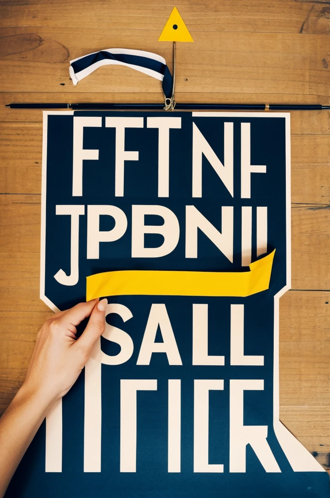 Make a slogan or lettering of the word "slogan" 